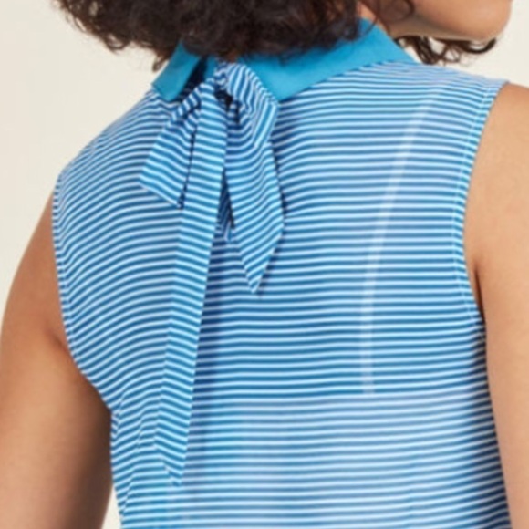 ModCloth Striped Pineapple Embroidered Stripe Top - Picture 3 of 8